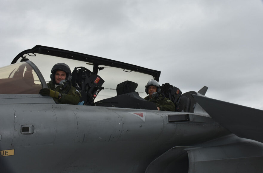 Ο αρχηγός ΓΕΑ πέταξε με Rafale από την 114ΠΜ