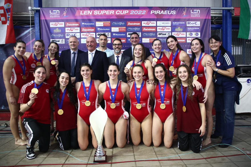 Τελικός Σούπερ Καπ Ευρώπης πόλο, Ολυμπιακός - Εθνικός 11-4: Παρέμεινε στην κορυφή! 