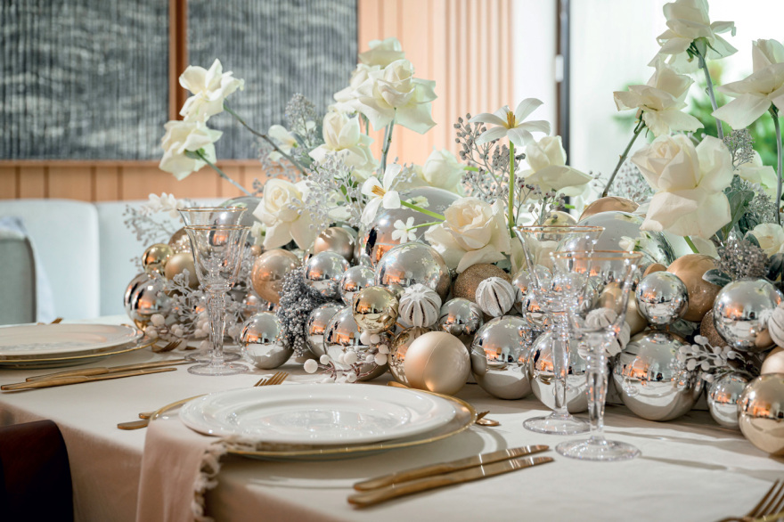 Η Λένια Κυριανίδου ξέρει την τέχνη του Christmas decoration 