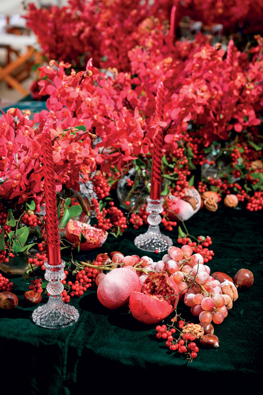 Η Λένια Κυριανίδου ξέρει την τέχνη του Christmas decoration 