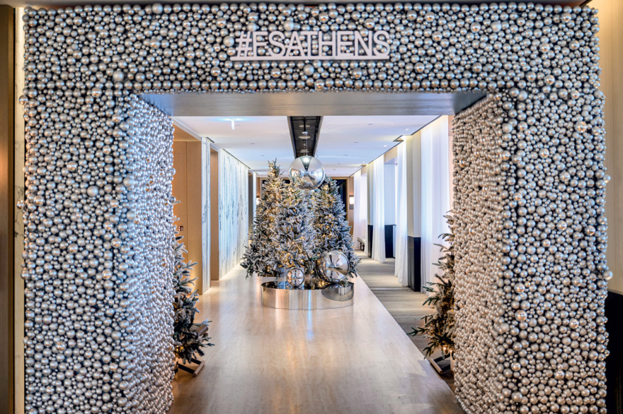 Η Λένια Κυριανίδου ξέρει την τέχνη του Christmas decoration 