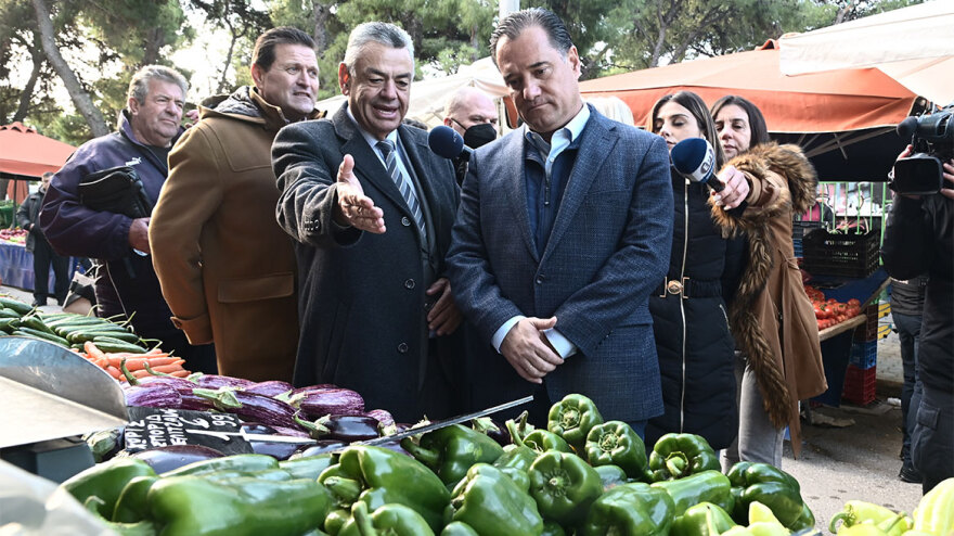 Γεωργιάδης για λαϊκές αγορές: Καλύτερες οι τιμές από πέρυσι, κόντρα στον πληθωρισμό