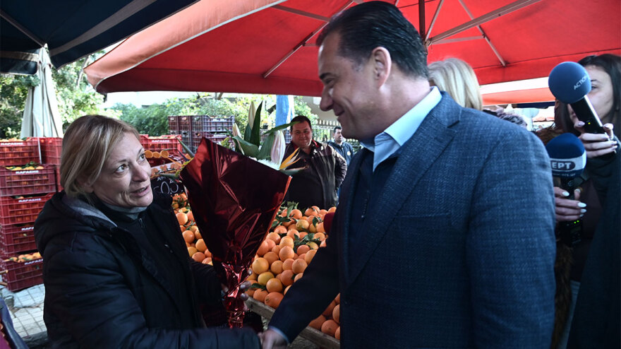 Γεωργιάδης για λαϊκές αγορές: Καλύτερες οι τιμές από πέρυσι, κόντρα στον πληθωρισμό