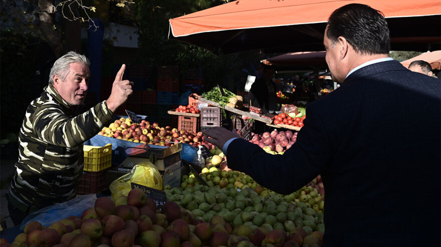 Γεωργιάδης για λαϊκές αγορές: Καλύτερες οι τιμές από πέρυσι, κόντρα στον πληθωρισμό
