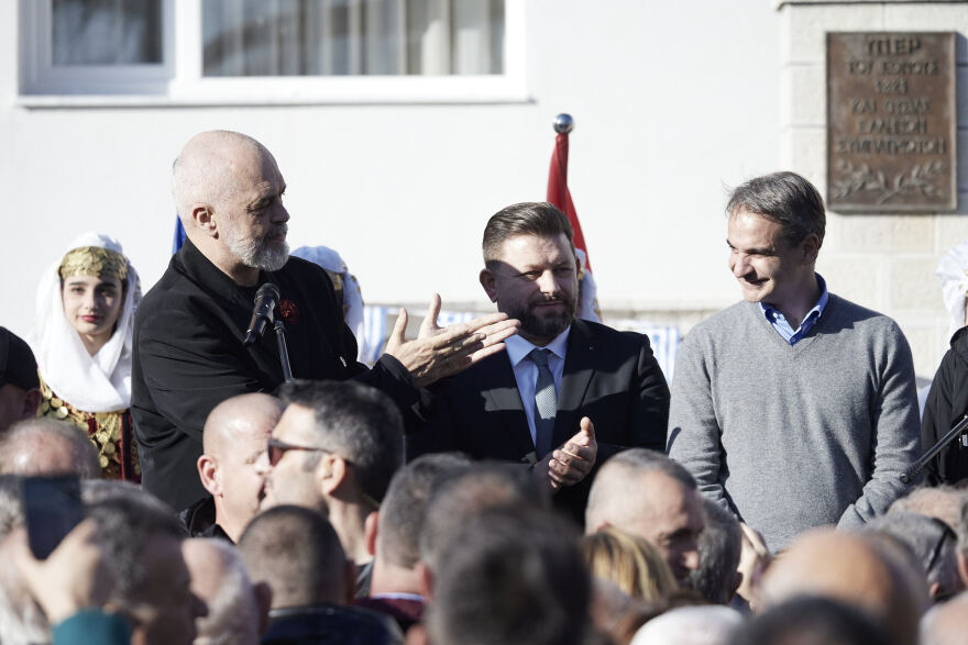 Μητσοτάκης: Στη Δερβιτσάνη με τον Έντι Ράμα - «Είμαστε κοντά στην οριοθέτηση θαλασσίων ζωνών» 