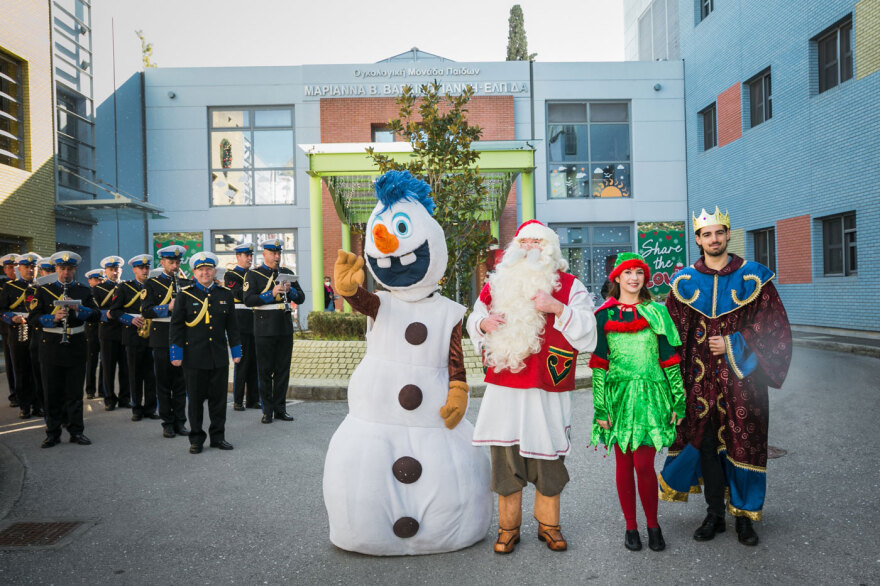 Χριστουγεννιάτικες στιγμές στην Ογκολογική Μονάδα Παίδων «Μαριάννα Β. Βαρδινογιάννη – ΕΛΠΙΔΑ»