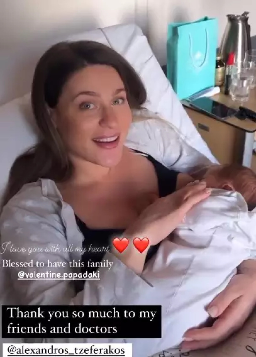 Κώστας Σόμμερ: Oι νέες φωτογραφίες με τη νεογέννητη κόρη του