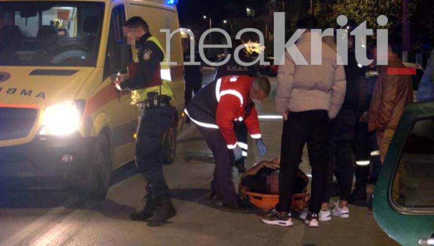 Κρήτη: Σοκαριστικές εικόνες από το τροχαίο στα Χανιά - Ποια η κατάσταση των δύο τραυματιών