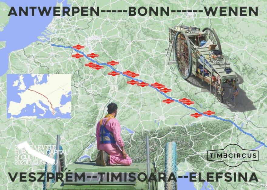 Από την Αμβέρσα στην Ελευσίνα - Οι TimeCircus διασχίζουν την Ελλάδα με τροχήλατο