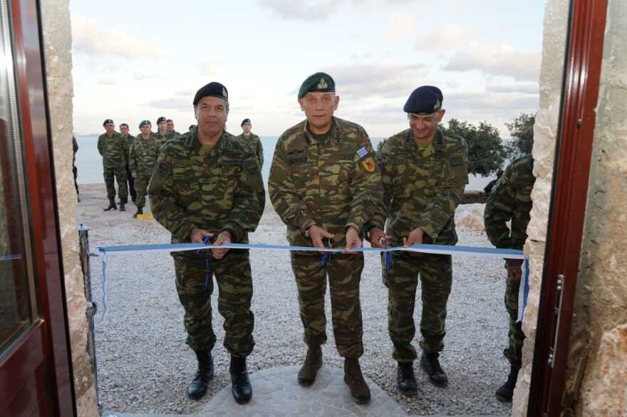 Στο ανατολικότερο άκρο της Ελλάδας ο Φλώρος - Εγκαινίασε το νέο επιτηρητικό φυλάκιο Στρογγύλης