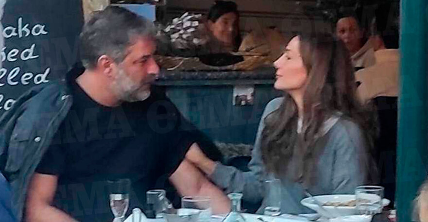 Βανδή - Μπισμπίκης: Αγκαλιασμένοι στην Αράχωβα - Δείτε φωτογραφίες