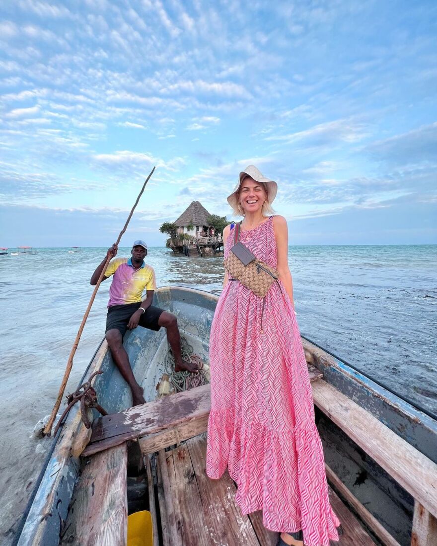 Χριστίνα Κοντοβά: Το φωτογραφικό άλμπουμ από το ταξίδι της με την Έιντα στη Ζανζιβάρη