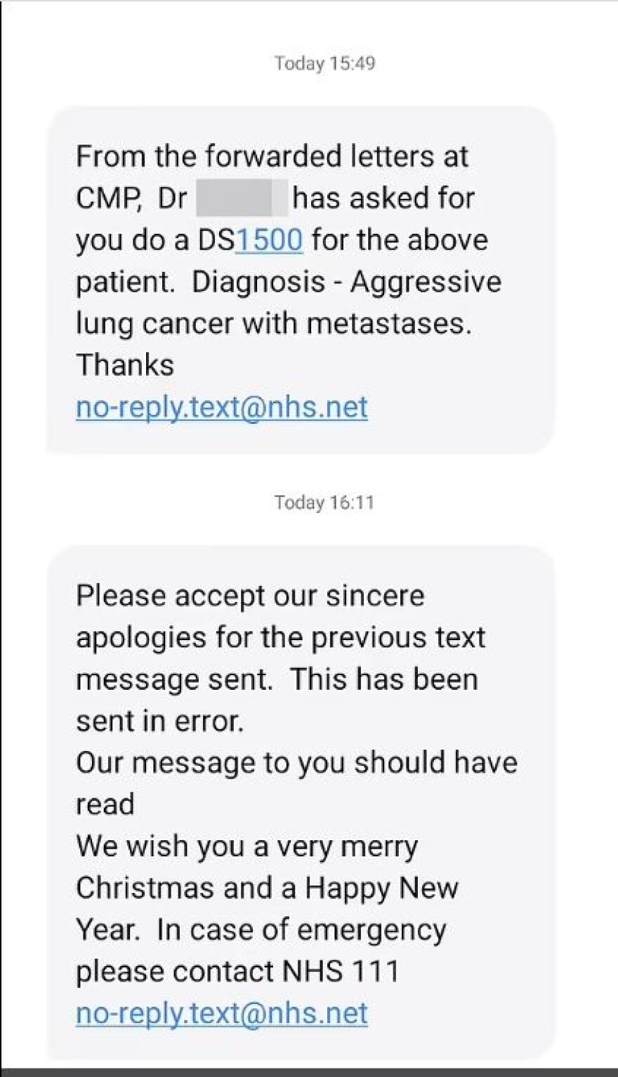 Βρετανία: Ιατρείο έστειλε κατά λάθος sms σε ασθενείς που έγραψε πως έχουν επιθετικό καρκίνο