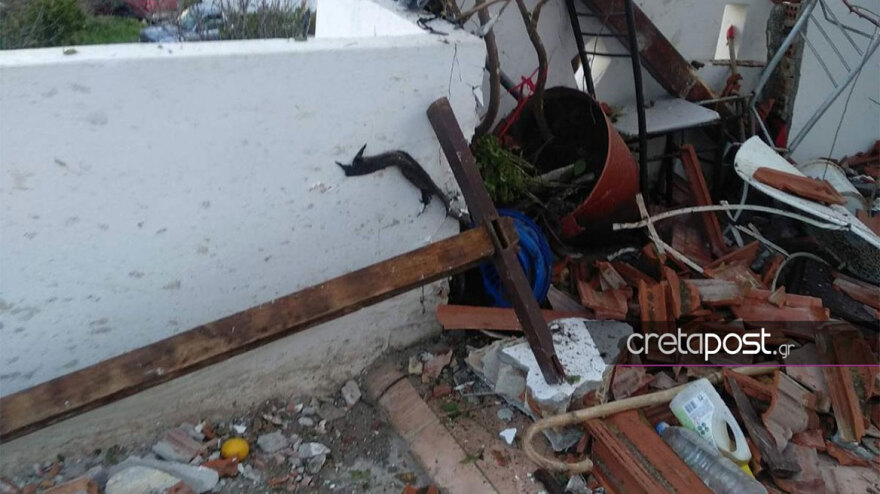 Κρήτη: «Βομβαρδισμένο» το σπίτι της 88χρονης που σκοτώθηκε από έκρηξη φιάλης υγραερίου