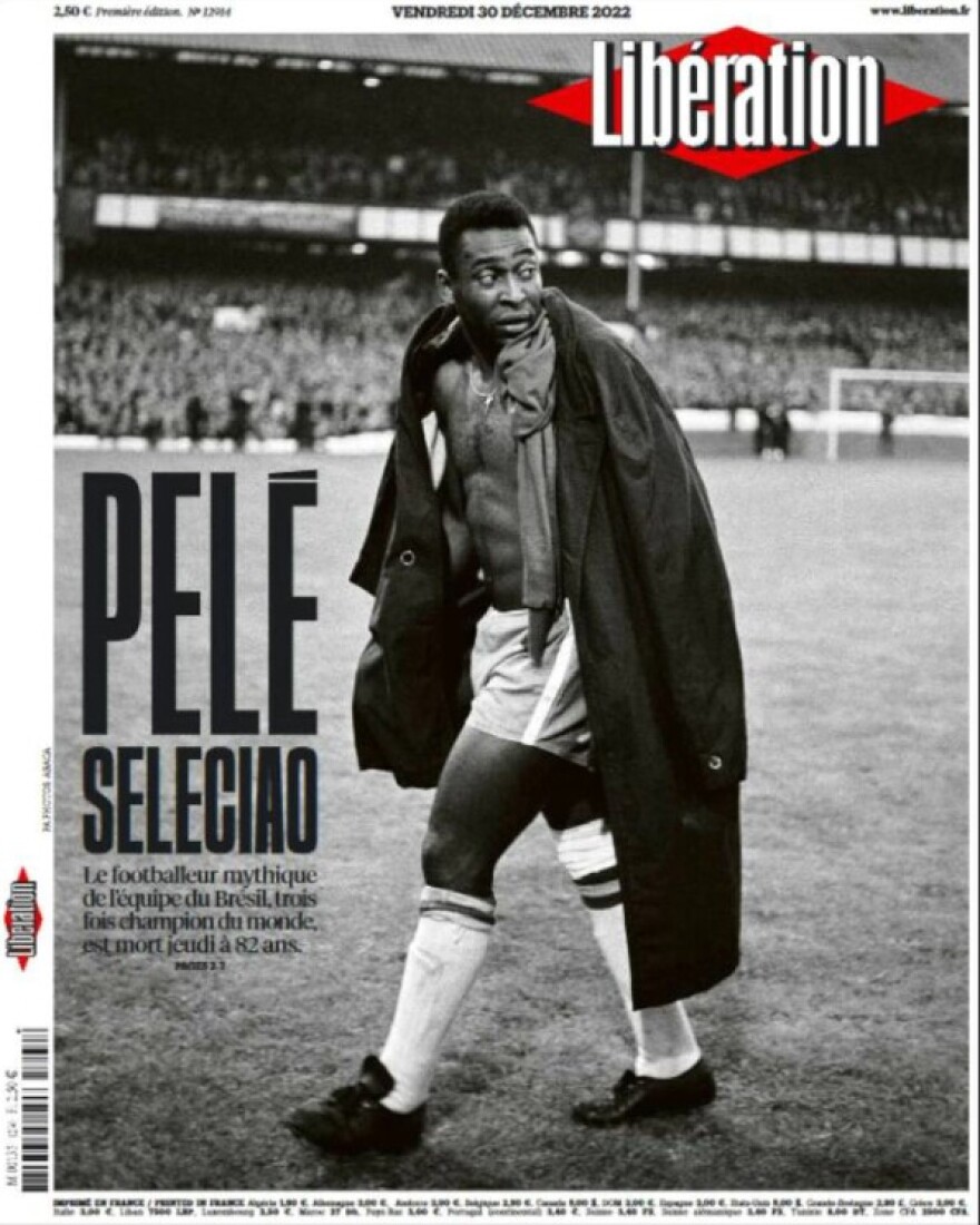 Ο θάνατος του Πελέ στα πρωτοσέλιδα των κορυφαίων εφημερίδων του κόσμου 