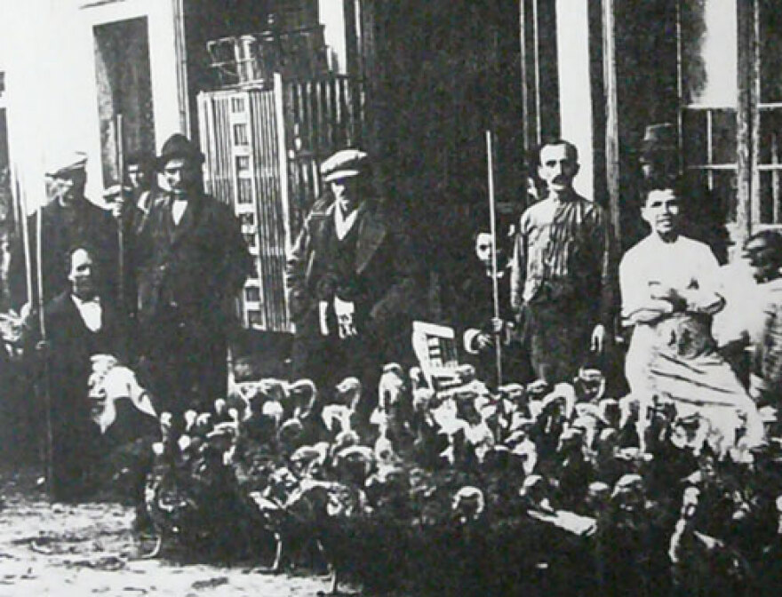 Η κίνηση της πρωτοχρονιάτικης αγοράς (1908)