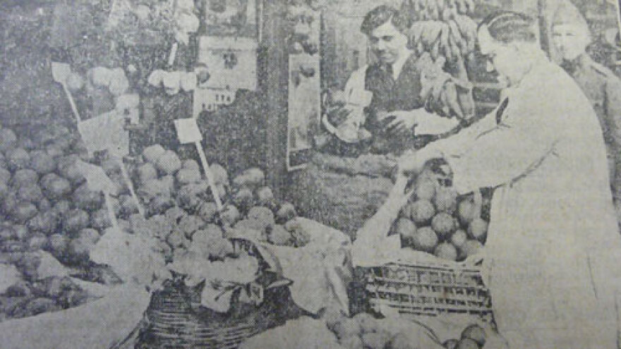 Η κίνηση της πρωτοχρονιάτικης αγοράς (1908)