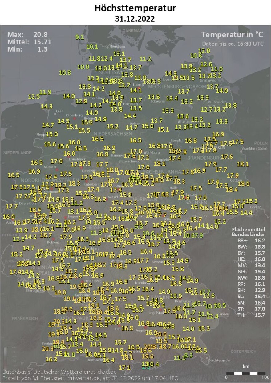 Πρωτοχρονιά με «τρελό» καιρό στην Ευρώπη – Σπάνε τα ρεκόρ ζέστης το ένα μετά το άλλο