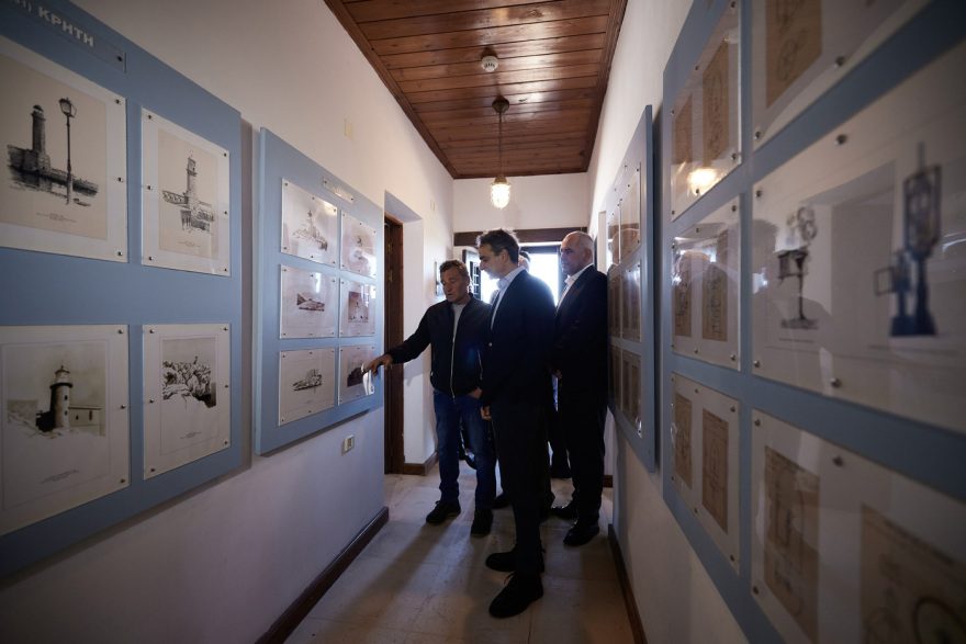 Μηνύματα Μητσοτάκη από Γαύδο στην Τουρκία - Η επίσκεψη σε φωτογραφίες