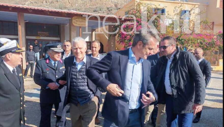 Μηνύματα Μητσοτάκη από Γαύδο στην Τουρκία - Η επίσκεψη σε φωτογραφίες