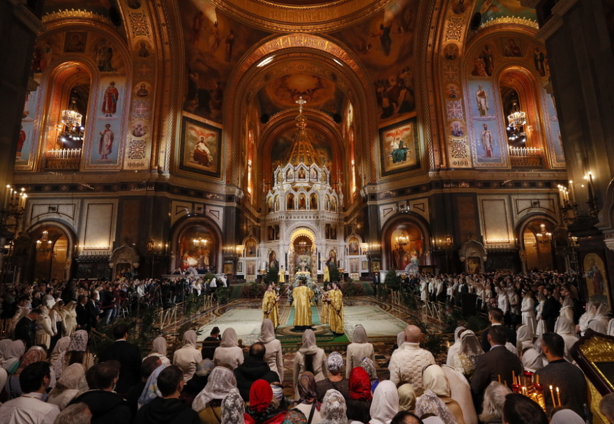 Ρωσία: Ο Πούτιν παρακολούθησε μόνος τη χριστουγεννιάτικη λειτουργία στο Κρεμλίνο - Δείτε βίντεο