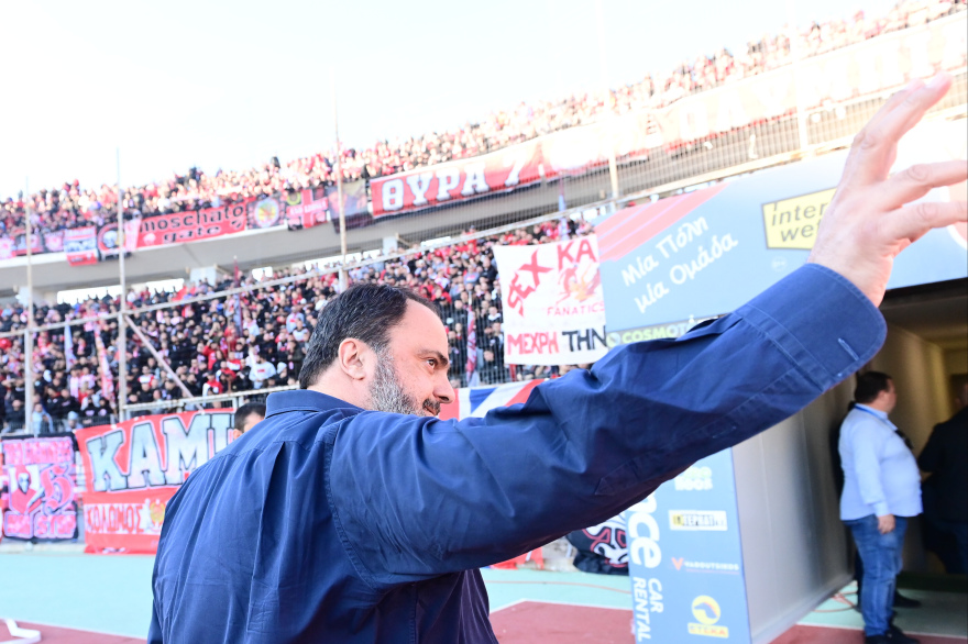 Στον Βόλο για το παιχνίδι του Ολυμπιακού ο Μαρινάκης 