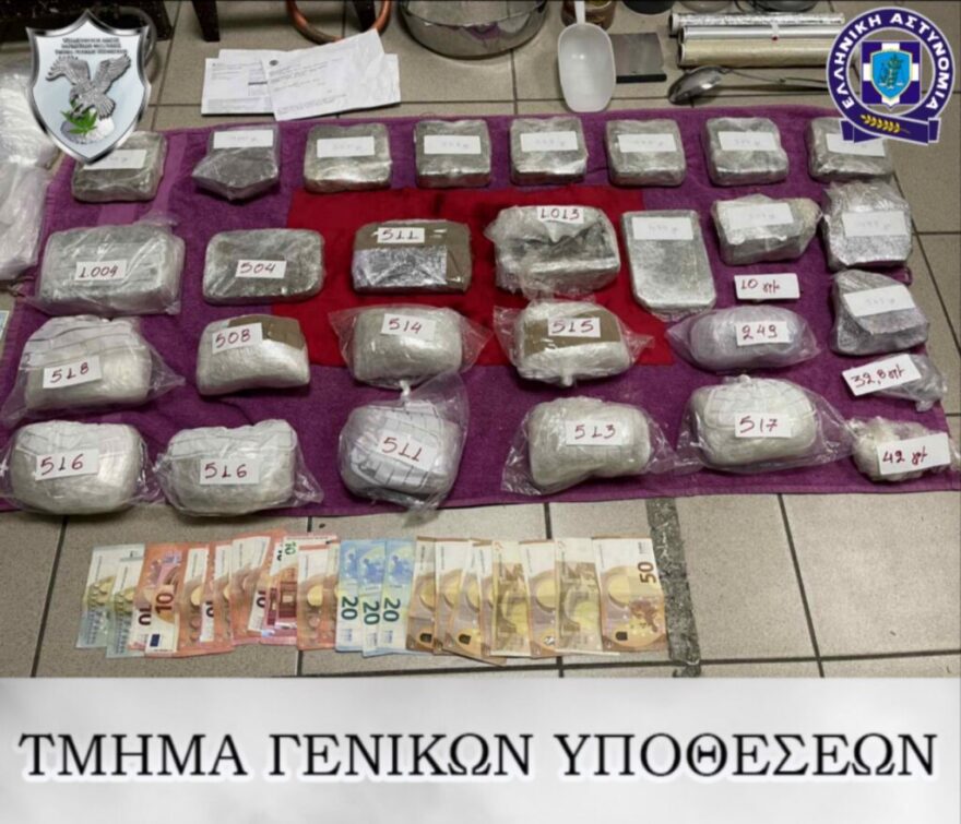 Θεσσαλονίκη: Σπείρα διακινούσε ναρκωτικά - 29χρονος ο «εγκέφαλος» με συνεργούς τη σύντροφό του και τον γιο της