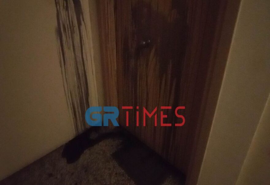 Θεσσαλονίκη: Επίθεση με μπογιές στο πολιτικό γραφείο της Έλενας Ράπτη - Δείτε βίντεο και φωτογραφίες