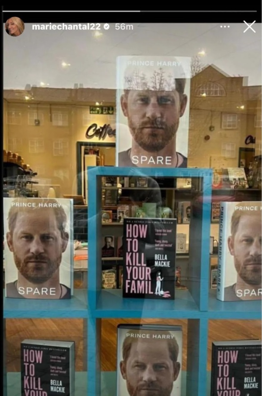 Η Μαρί Σαντάλ αποδοκιμάζει τον Χάρι για την «Ρεζέρβα» με μια φωτογραφία