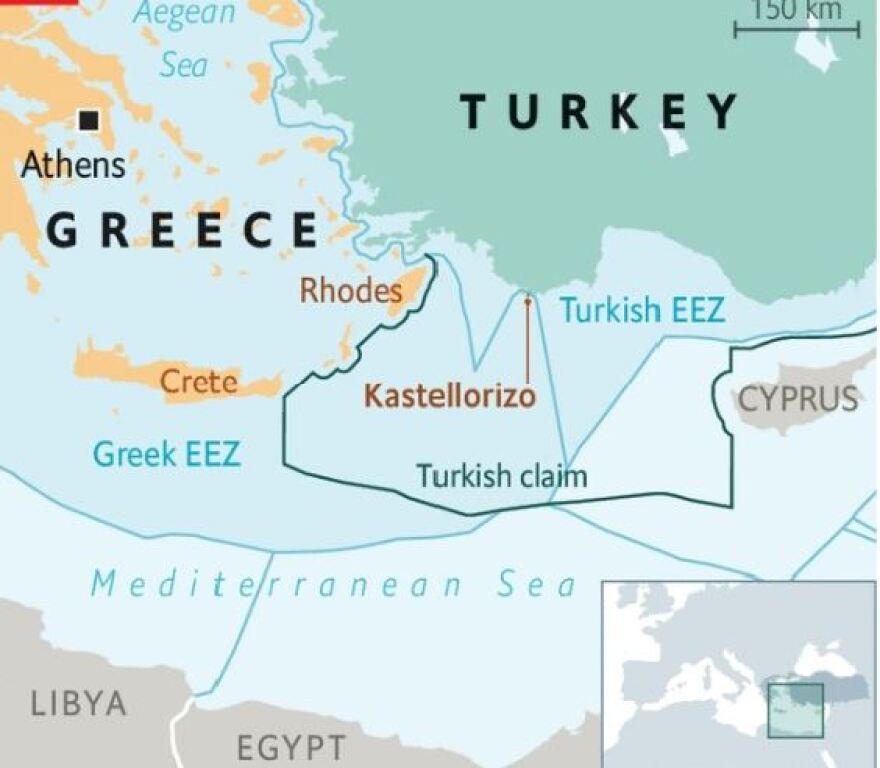 Economist: «Κόκκινο πανί» για τους Τούρκους το Καστελλόριζο - Μπορούν να καταλάβουν ένα μικρό ελληνικό νησί;