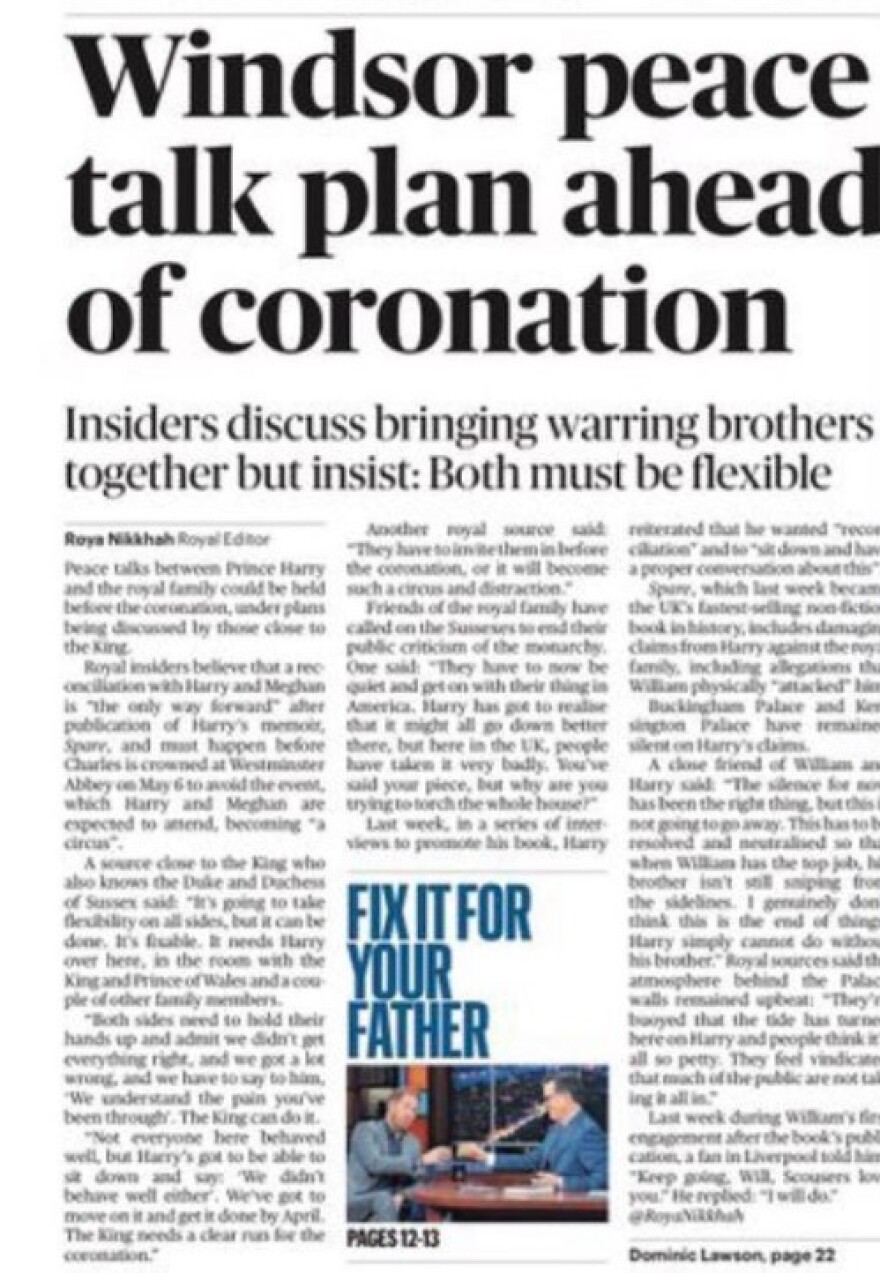 Πρίγκιπας Χάρι: Πιθανή συμφιλίωση με τη βασιλική οικογένεια εν όψει της στέψης του Καρόλου 