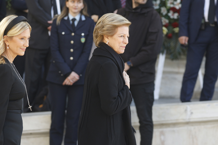 Κηδεία Κωνσταντίνου: Όλοι όσοι βρέθηκαν στην Μητρόπολη Αθηνών