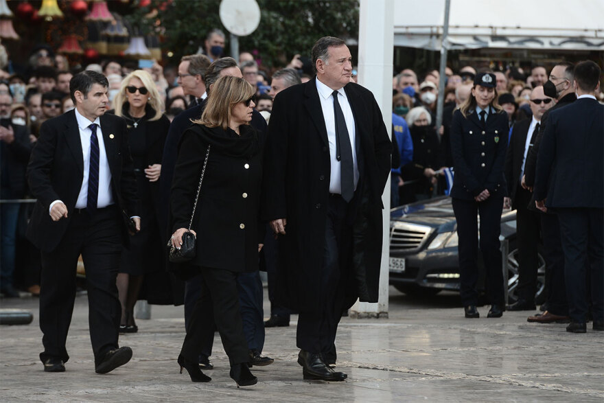 Κηδεία τέως βασιλιά Κωνσταντίνου: Οι ελληνικές παρουσίες - Δείτε φωτογραφίες