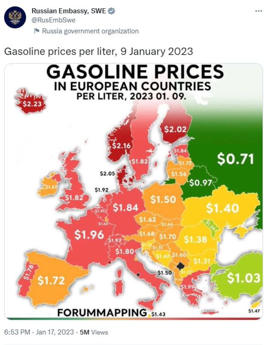 Ρωσία: Τρολάρισμα ή γκάφα με χάρτη που δείχνει την Ουκρανία με τα αναγνωρισμένα της σύνορα; 