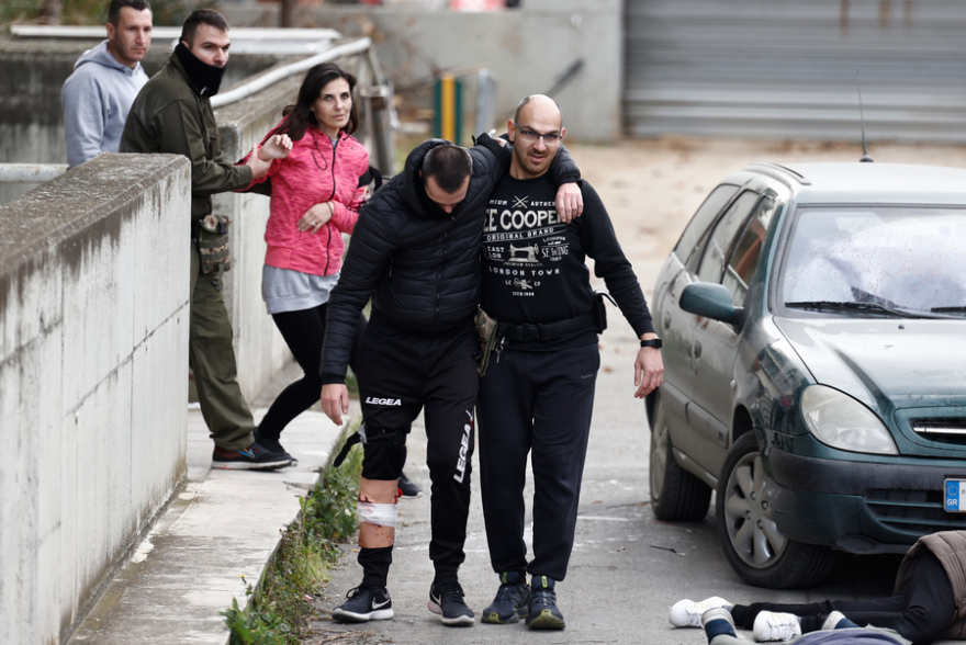 Θεσσαλονίκη: Προσομοίωση σεναρίου ενεργού εκτελεστή στο Αστυνομικό Μέγαρο - Δείτε φωτογραφίες