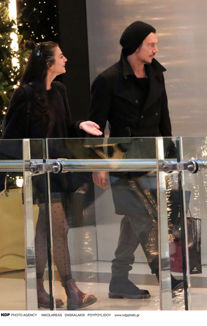 Ιωάννης Παπαζήσης - Αναστασία Παντούση: Μαζί για ψώνια σε εμπορικό κέντρο