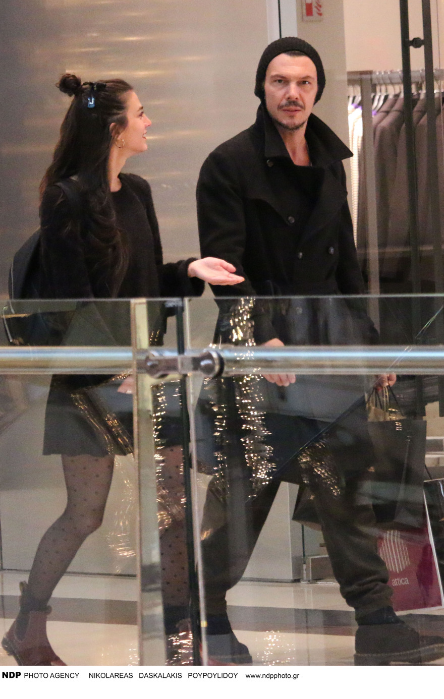 Ιωάννης Παπαζήσης - Αναστασία Παντούση: Μαζί για ψώνια σε εμπορικό κέντρο