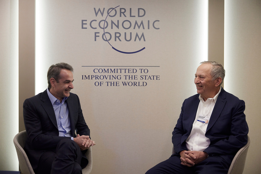 Μητσοτάκης από Νταβός: Τρία χρόνια μετά, η εικόνα της Ελλάδας έχει αλλάξει καταλυτικά