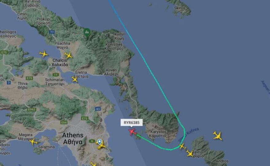 Ταχεία εκκένωση του αεροσκάφους της Ryanair από Πολωνία στο «Ελευθέριος Βενιζέλος»