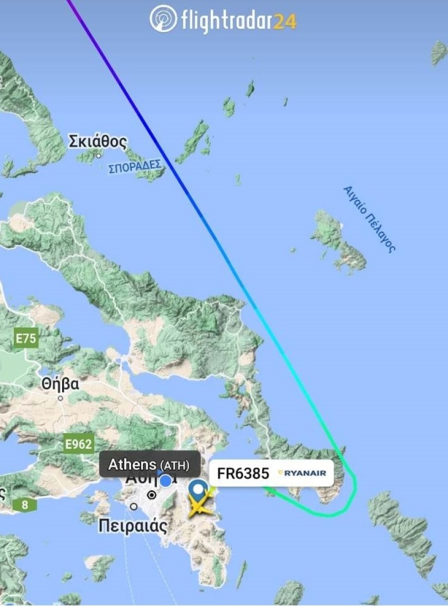 Ryanair: Τι προβλέπει το πρωτόκολλο Renegade που ενεργοποιήθηκε στην πτήση της με κατεύθυνση προς Αθήνα
