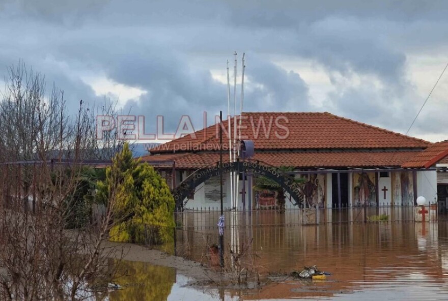 Κακοκαιρία: Σε κατάσταση έκτακτης ανάγκης η Αριδαία και ο Δήμος Σκύδρας στην Πέλλα
