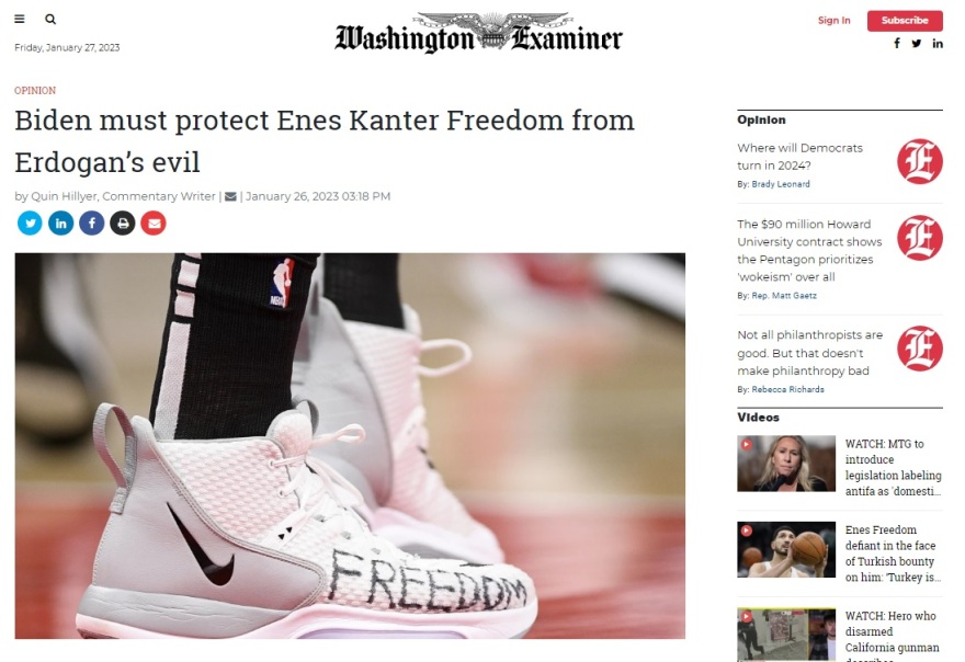 ΗΠΑ: «Καρκίνος της διεθνούς σκηνής ο Ερντογάν» - Ο Washington Examiner «καρφώνει» τον Τούρκο πρόεδρο