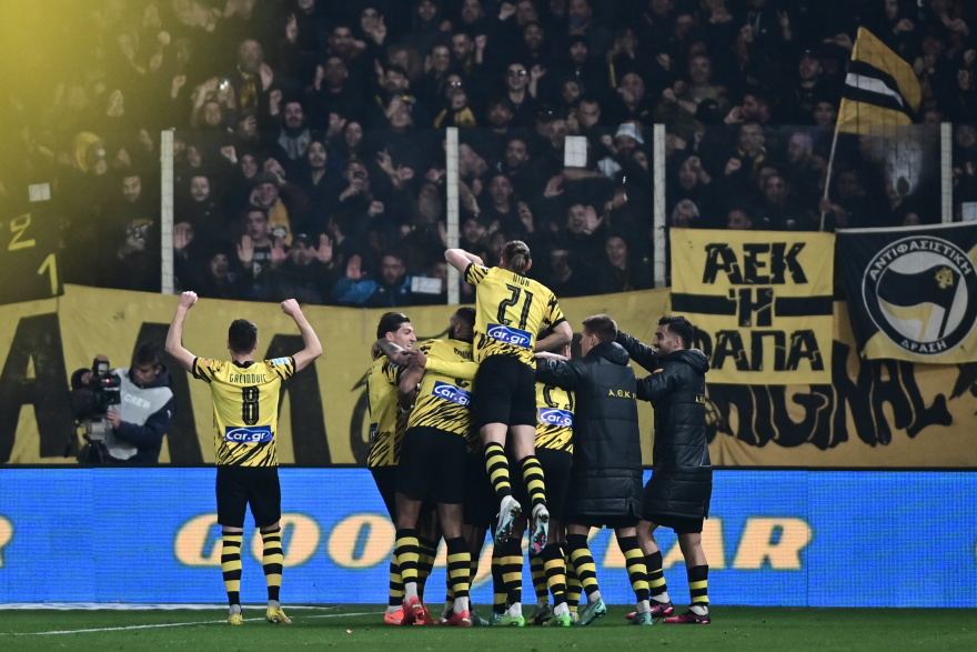  Super League 1, ΑΕΚ - Άρης 3-0: Κέρδισε και πάτησε κορυφή! 