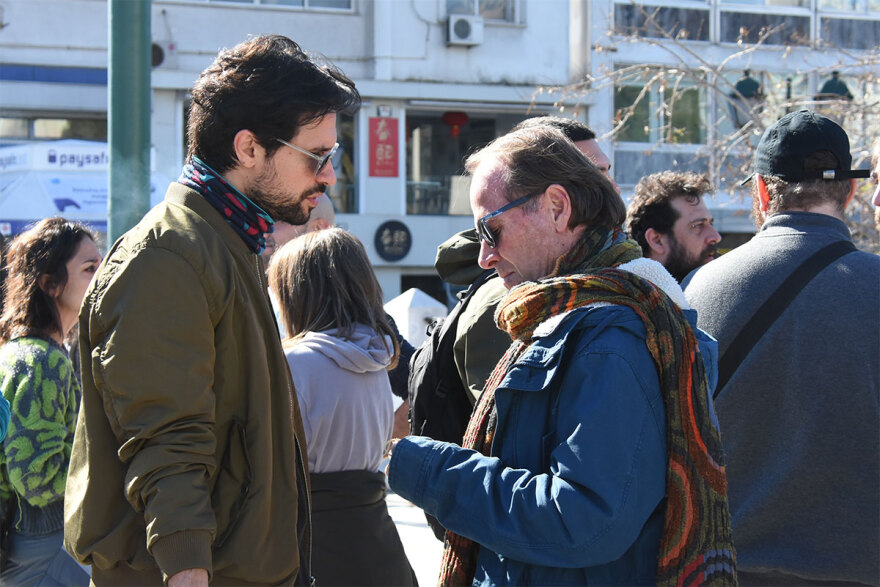 Συγκέντρωση διαμαρτυρίας καλλιτεχνών μπροστά στη Βουλή - Δείτε φωτογραφίες