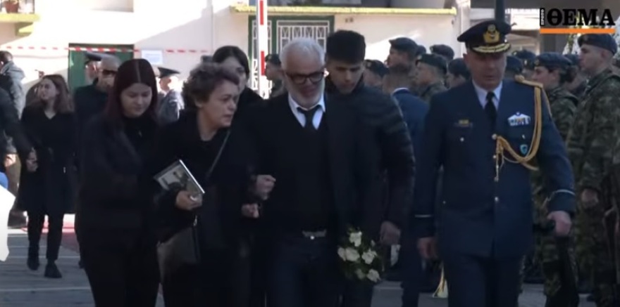 Πτώση Phantom F-4: Θρήνος στην κηδεία του υποσμηναγού Μάριου - Μιχαήλ Τουρούτσικα - Δείτε βίντεο