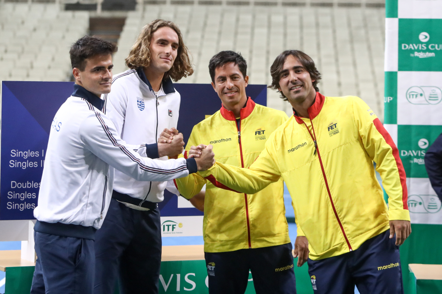  Davis Cup: Πρεμιέρα με Τσιτσιπά το Σάββατο στο ΟΑΚΑ 