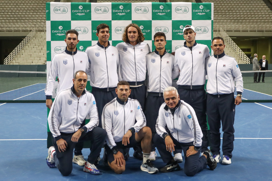  Davis Cup: Πρεμιέρα με Τσιτσιπά το Σάββατο στο ΟΑΚΑ 