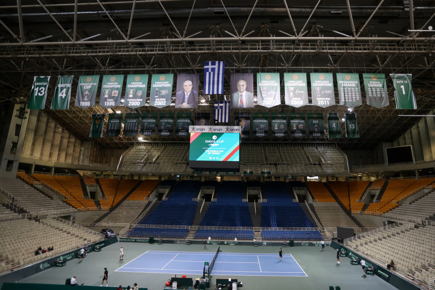  Davis Cup: Πρεμιέρα με Τσιτσιπά το Σάββατο στο ΟΑΚΑ 