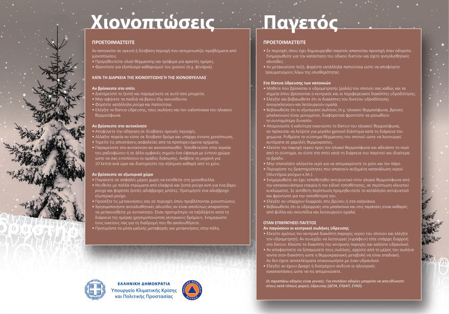 Κακοκαιρία «Μπάρμπαρα»: Πέφτει μέχρι και 10°C η θερμοκρασία με χιονοπτώσεις και ανέμους - Δείτε χάρτες