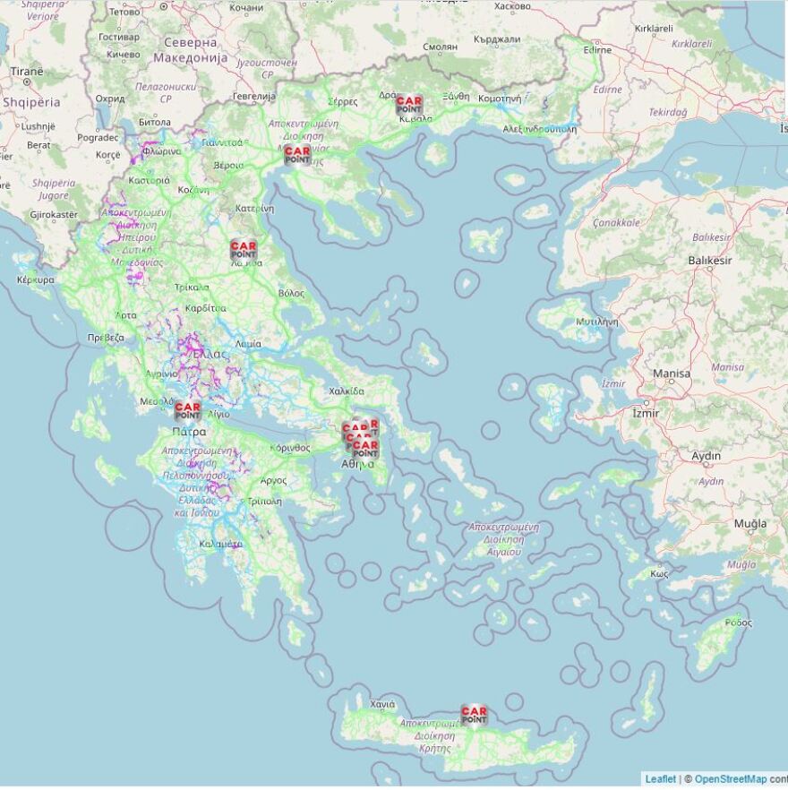 Κακοκαιρία «Μπάρμπαρα»: Δείτε τις συνθήκες στους δρόμους όλης της χώρας στον νέο χάρτη του meteo